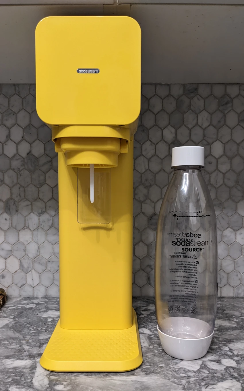 Soda Stream - Yellow (with Carbonating Cylinder)