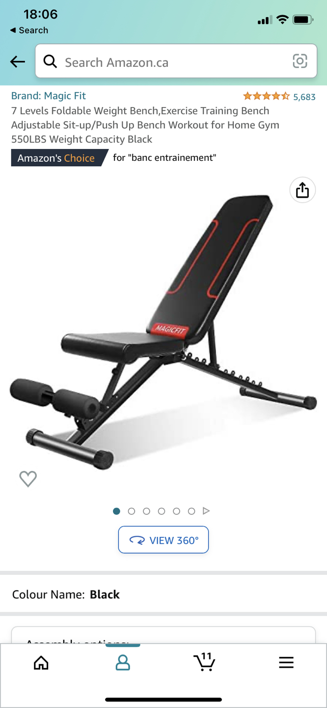 Exercise Training Bench