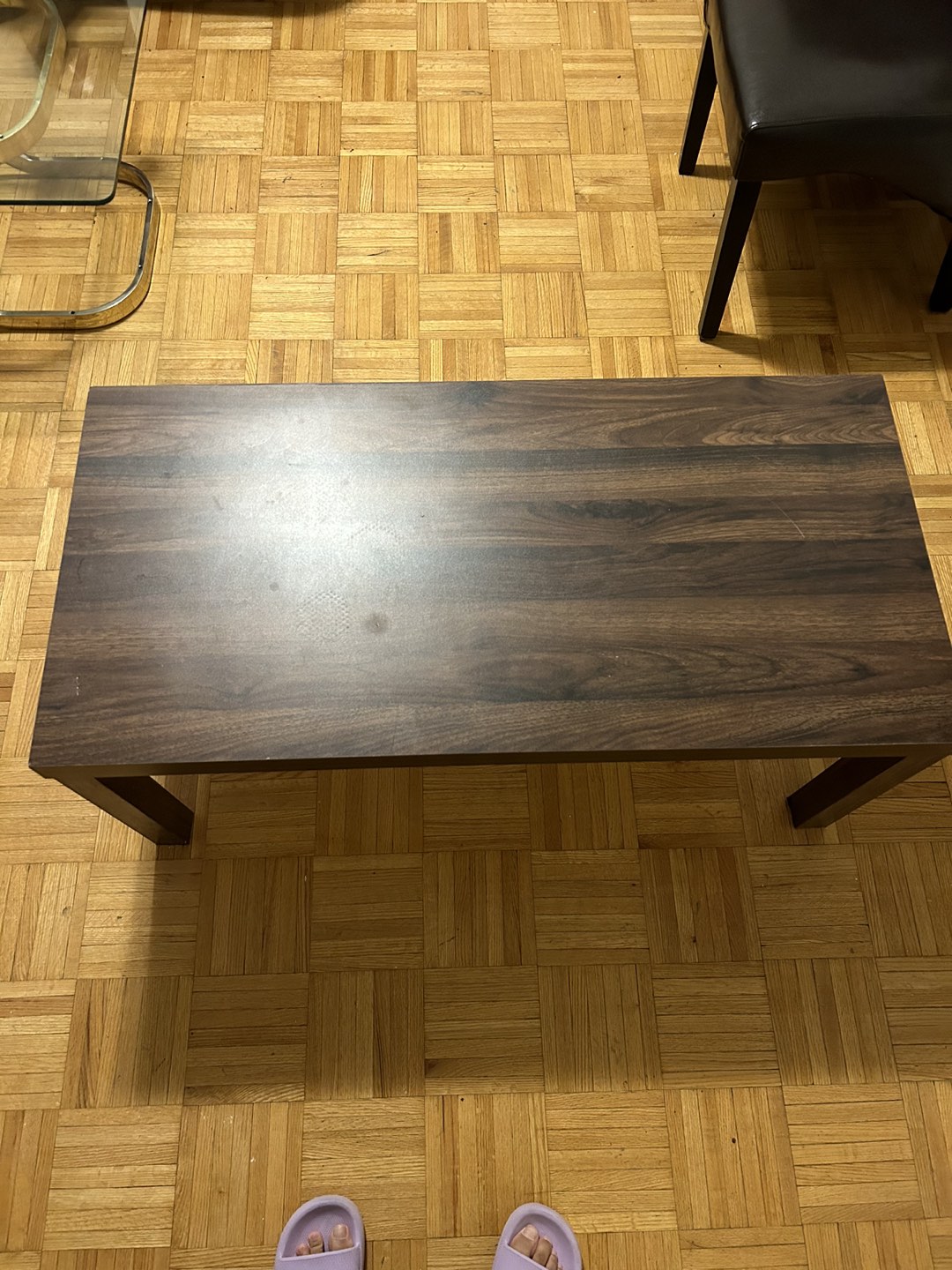 Wooden coffee table