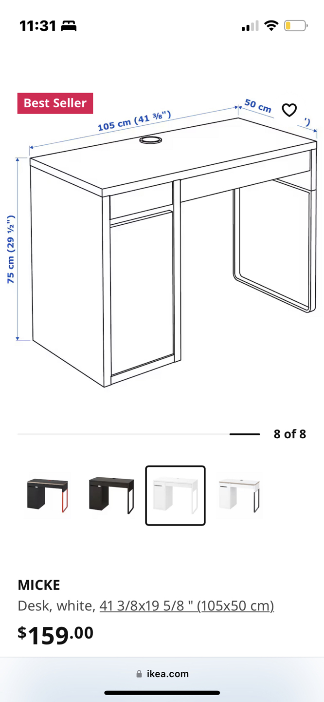 White Desk - photo 3