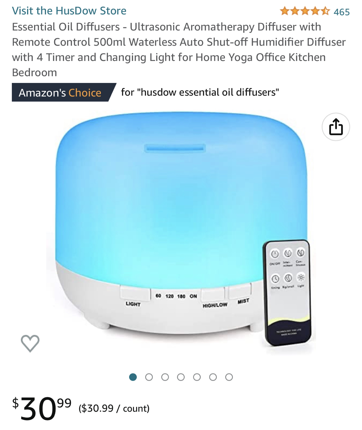 Essential oil diffuser