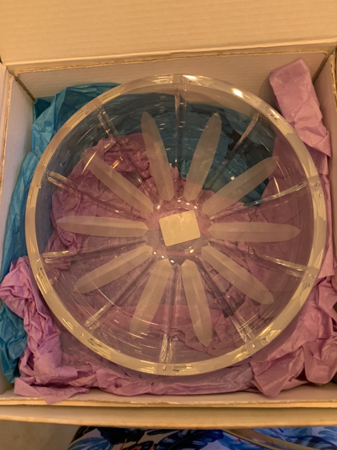 Royal doulton crystal bowl