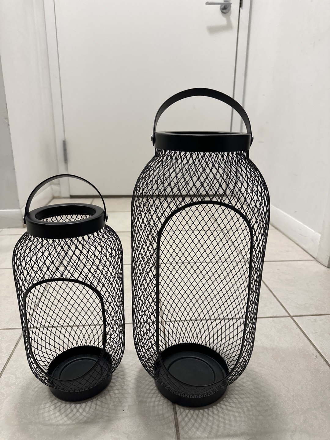 IKEA TOPPIG Black Lantern