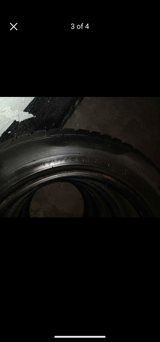 WINTER TIRES -- 175-65-14" - photo 3