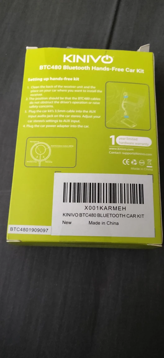 Like New! Bluetooth Hands-Free Car Kit image indicator(3)