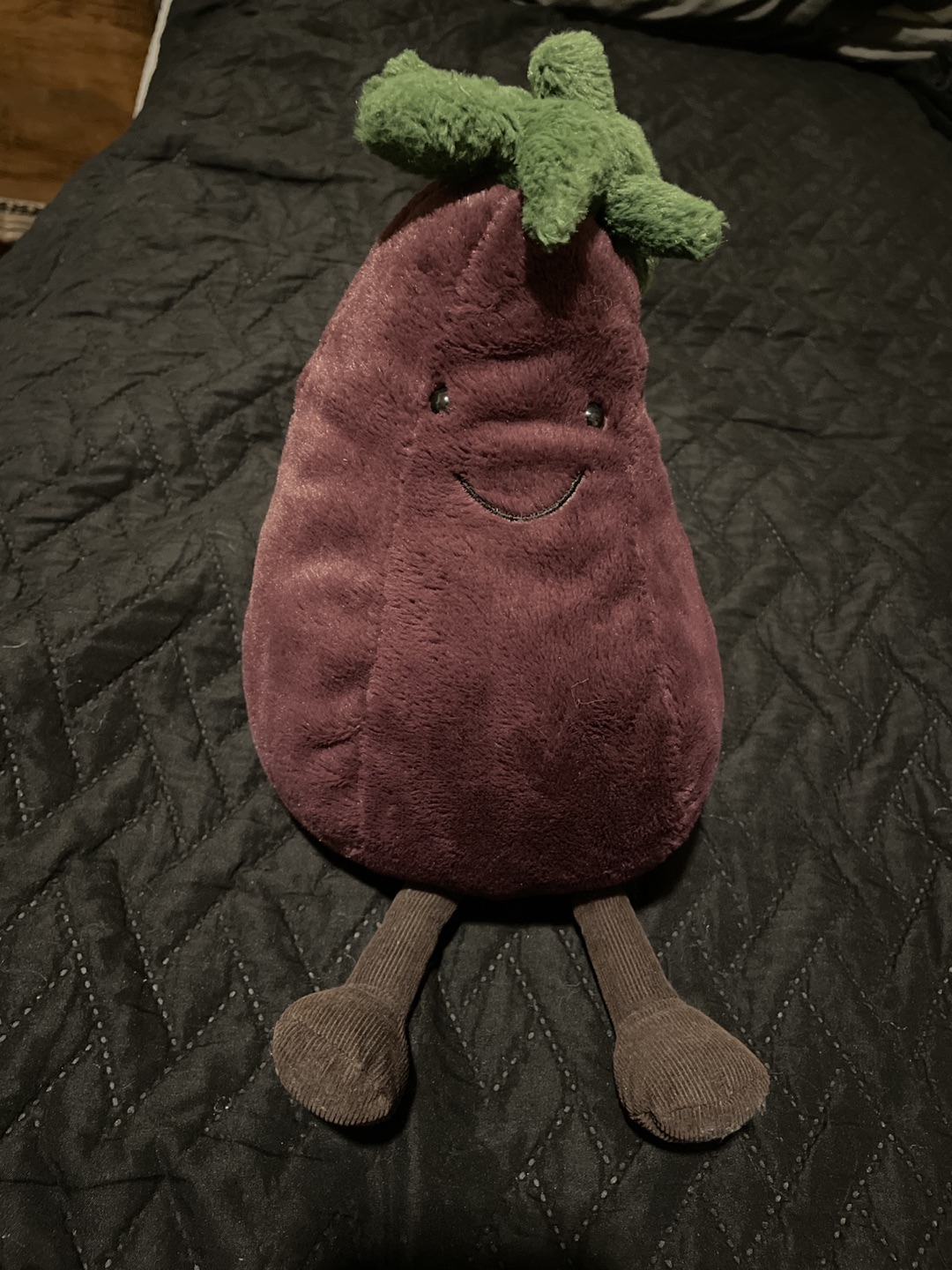 Plush toy eggplant