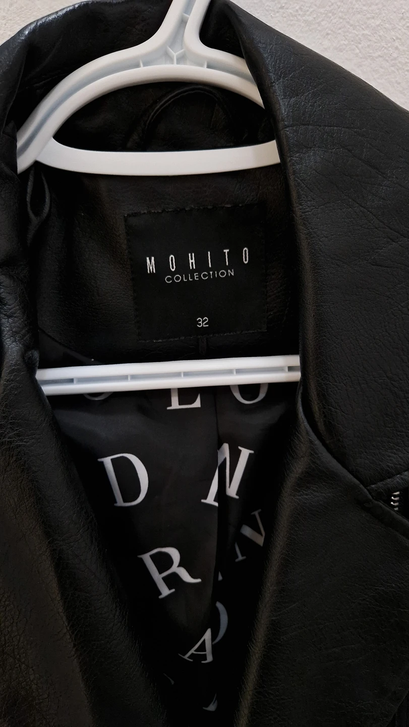 leather faux jacket - photo 3