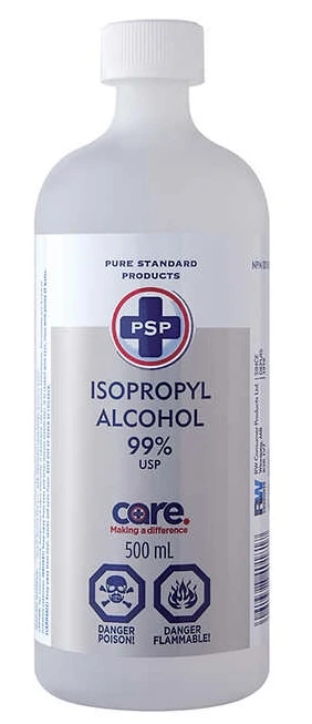 PSP Isopropyl Rubbing Alcohol 99.9%.
