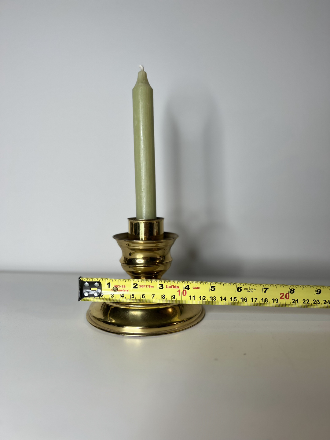 Antique Vintage British brass Candle Holder - photo 4