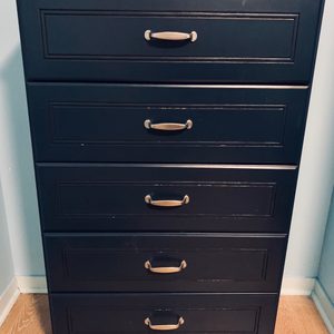 Dark Navy Blue Dresser