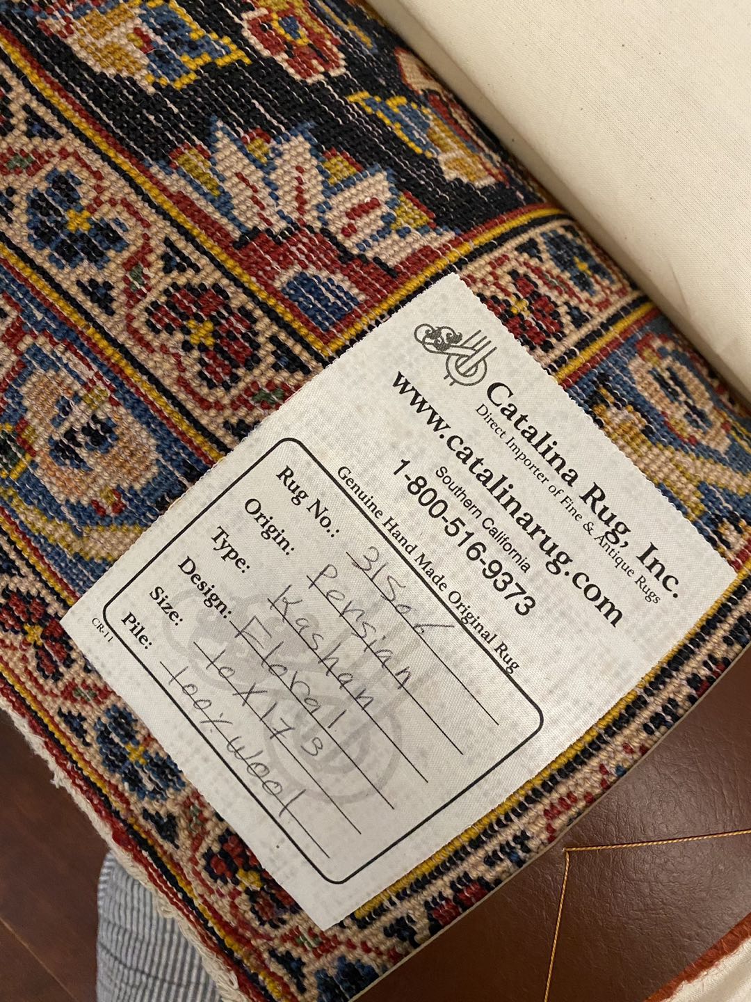 Hand knotted 100% wool Persian rug - photo 2
