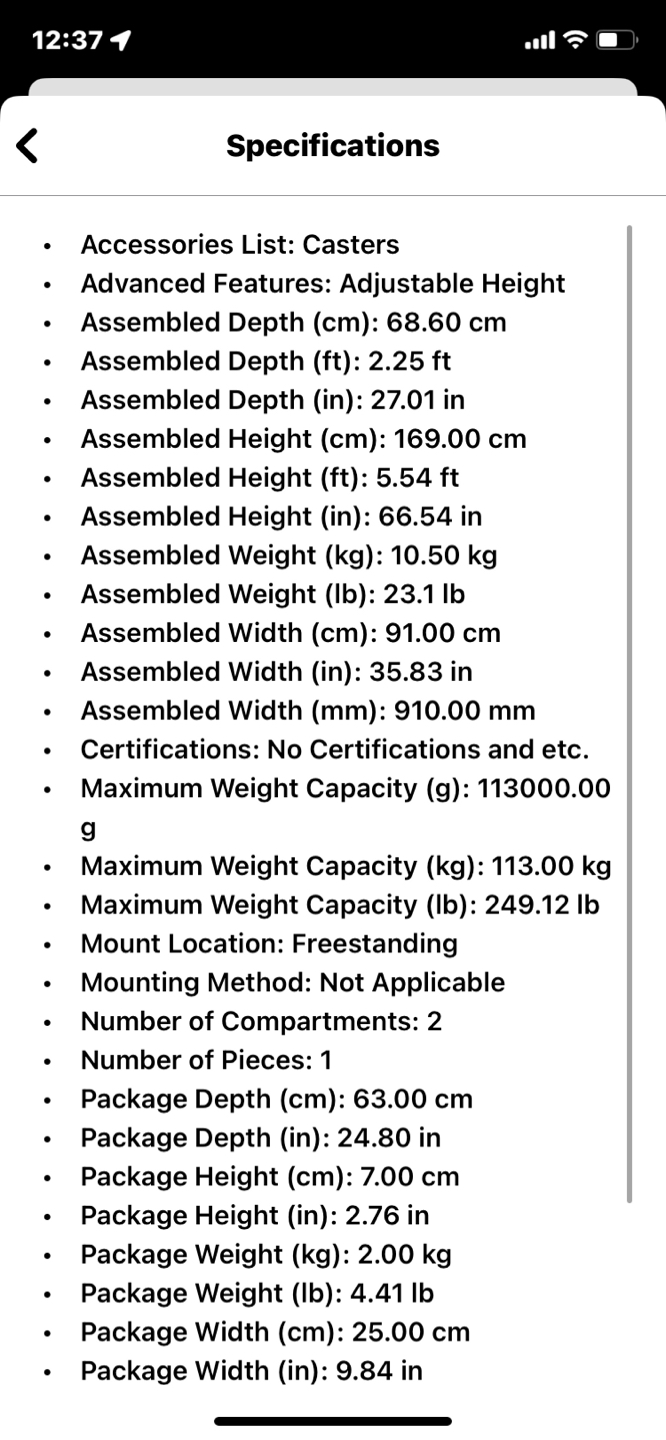 Heavy duty portable rolling clothes rack with 2 rods. image indicator(3)