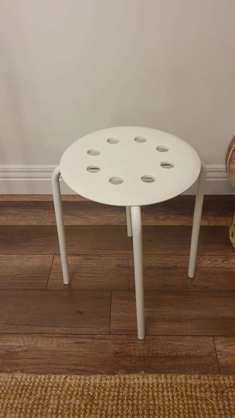 Ikea stool white