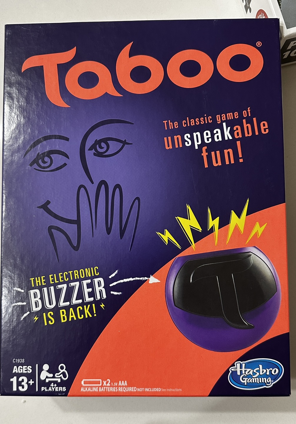 Taboo board game
