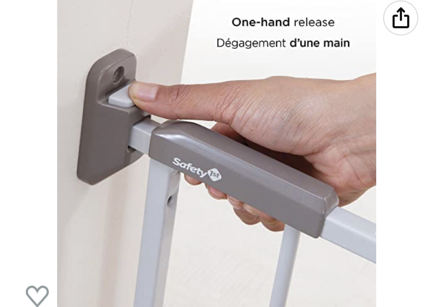 Safety 1st Wide and Sturdy Gate fits 40-64" wide image indicator(2)