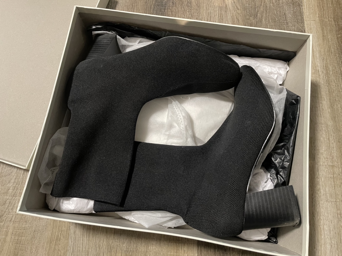 Oak and fort sock boots with heels thumbnail