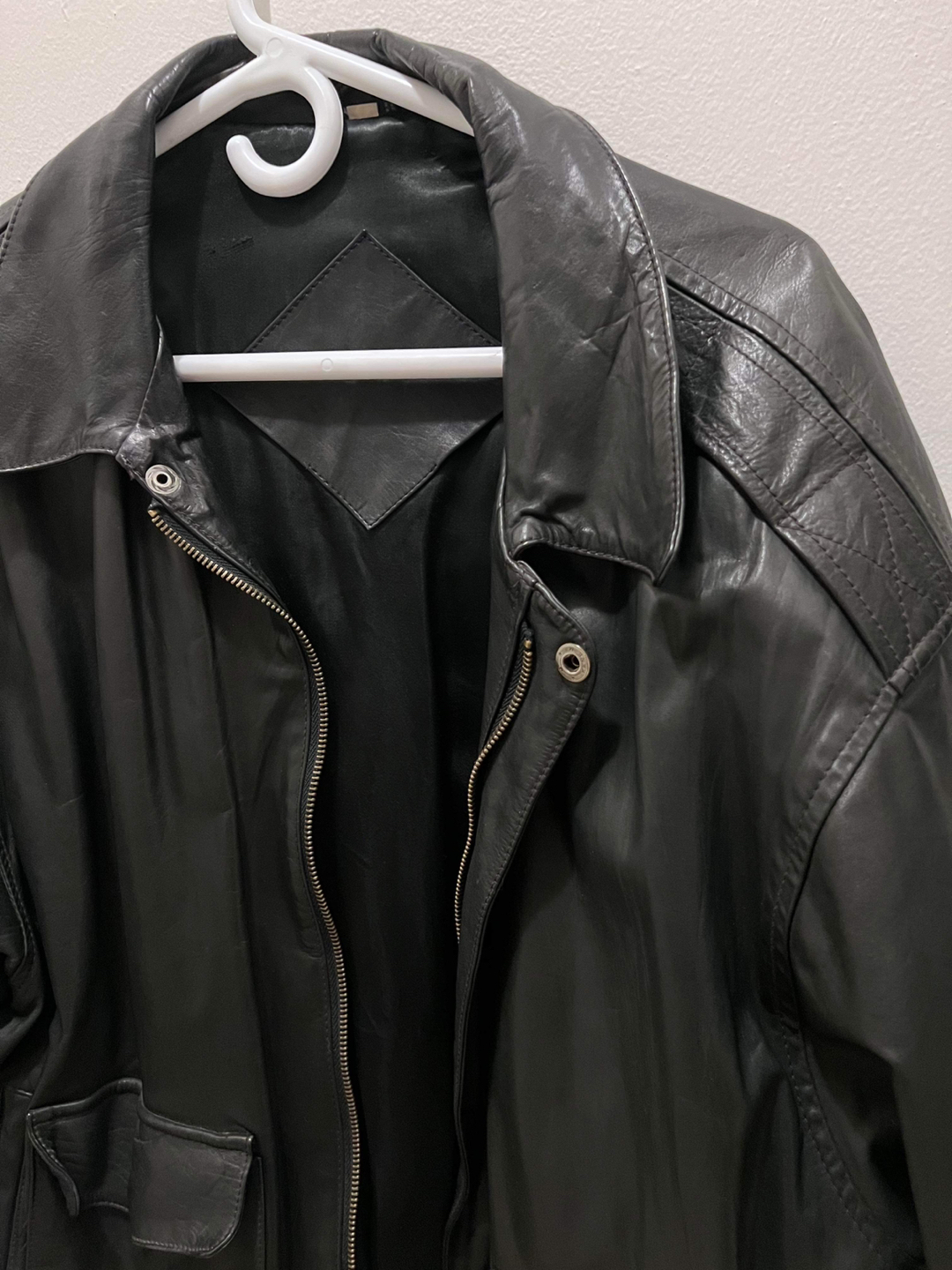 Vintage leather Jacket - photo 2