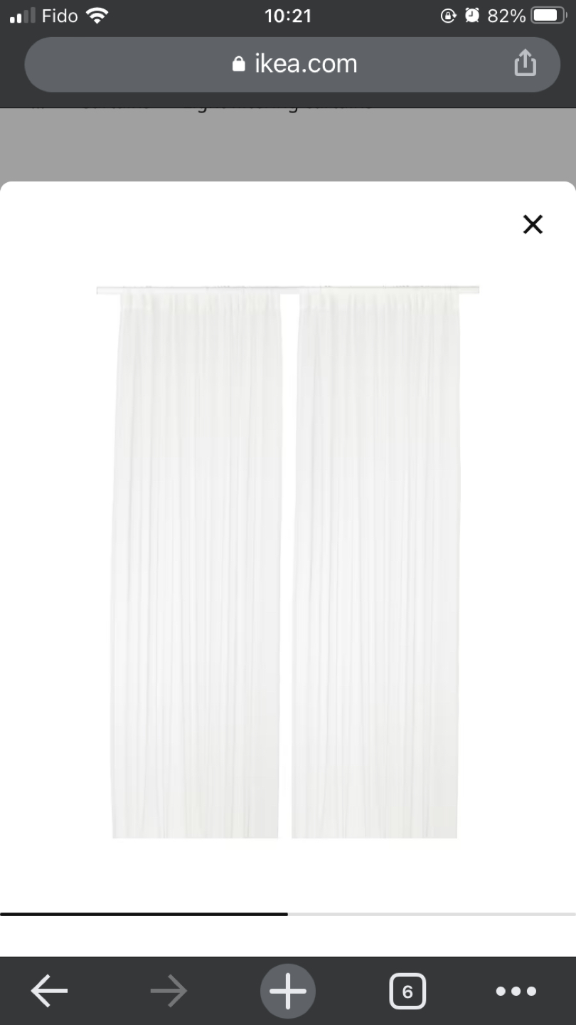 2 pairs Curtains with rod - photo 2