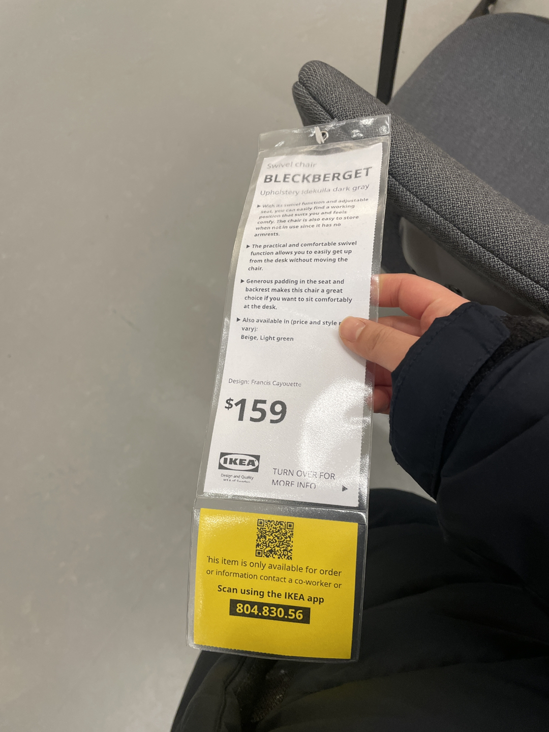 IKEA  BLECKBERGET Chair - photo 3