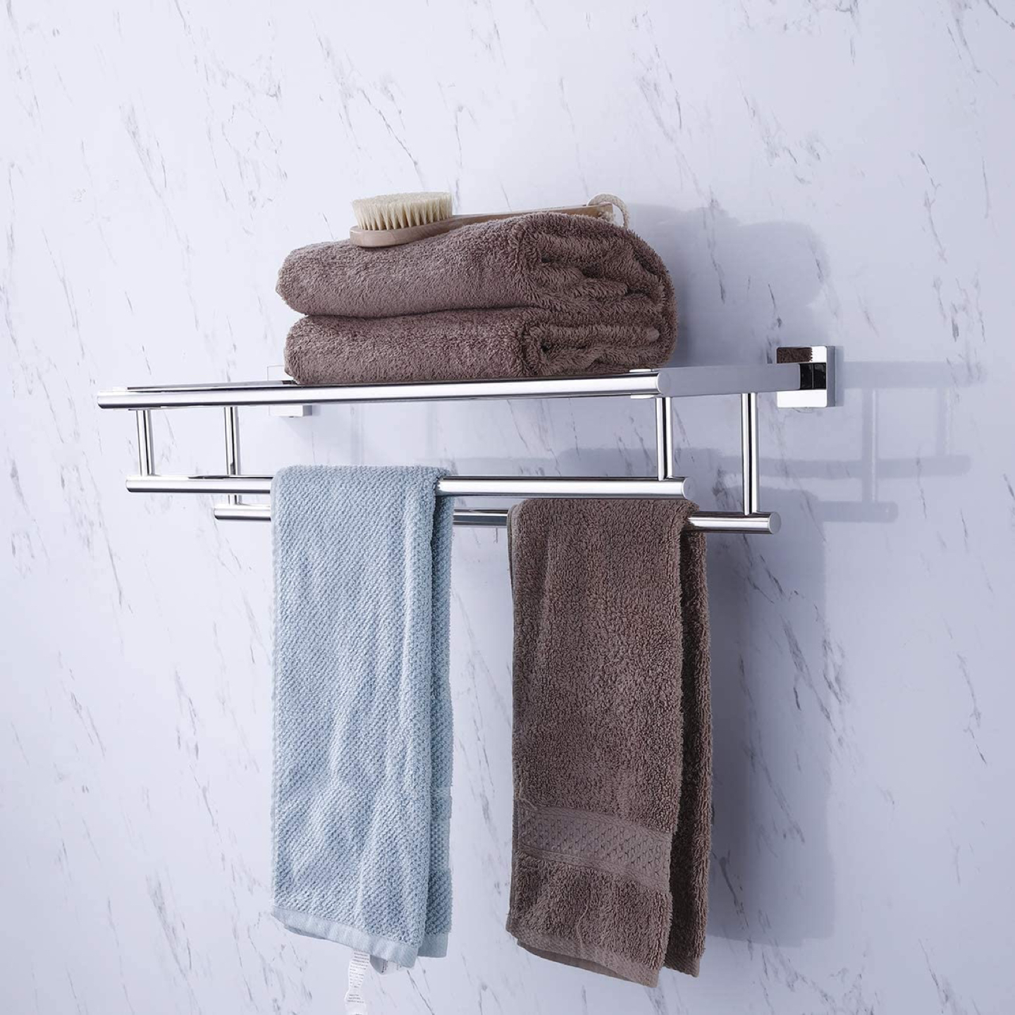 Bathroom Towel Shelf Stainless Steel image indicator(3)