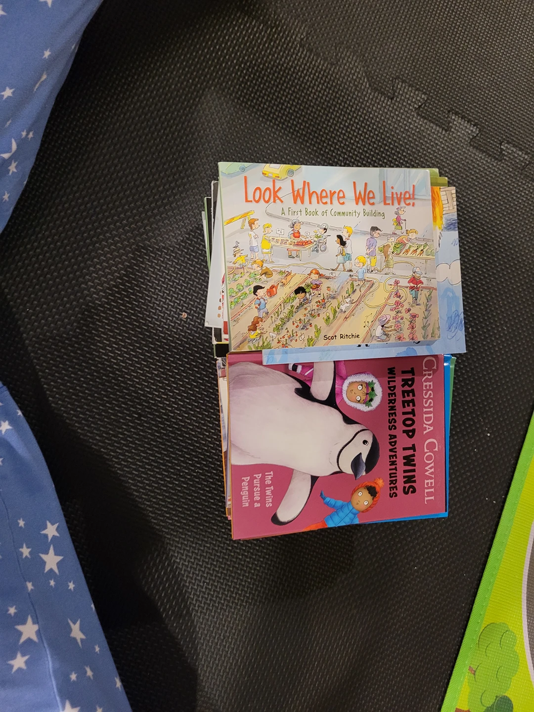 small pile of McDonald's happy meal books. thumbnail