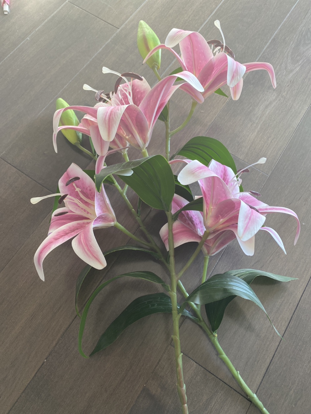 Plastic flowers. Very beautiful. Look realistic. thumbnail