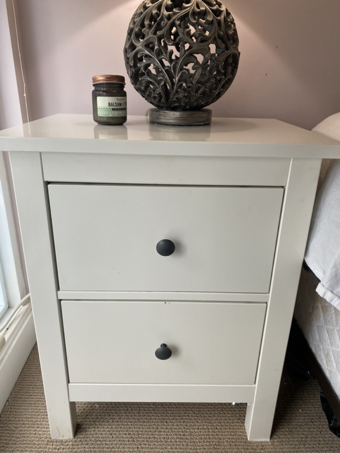 2 x Night Tables - Ikea HEMNES
2-drawer chest, white stain - photo 4