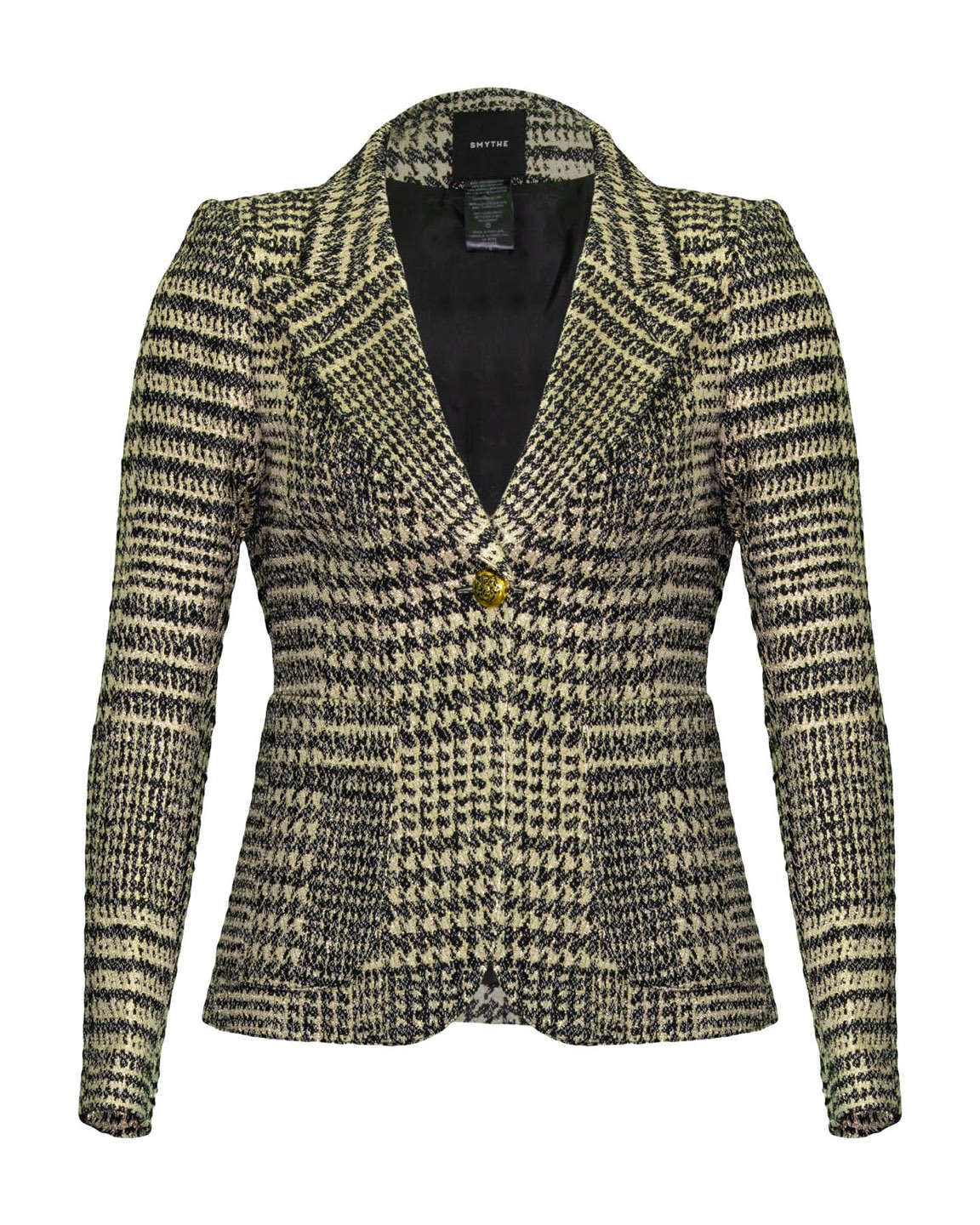 Symthe Patch Pocket Duchess Metallic Glencheck Holt Renfrew