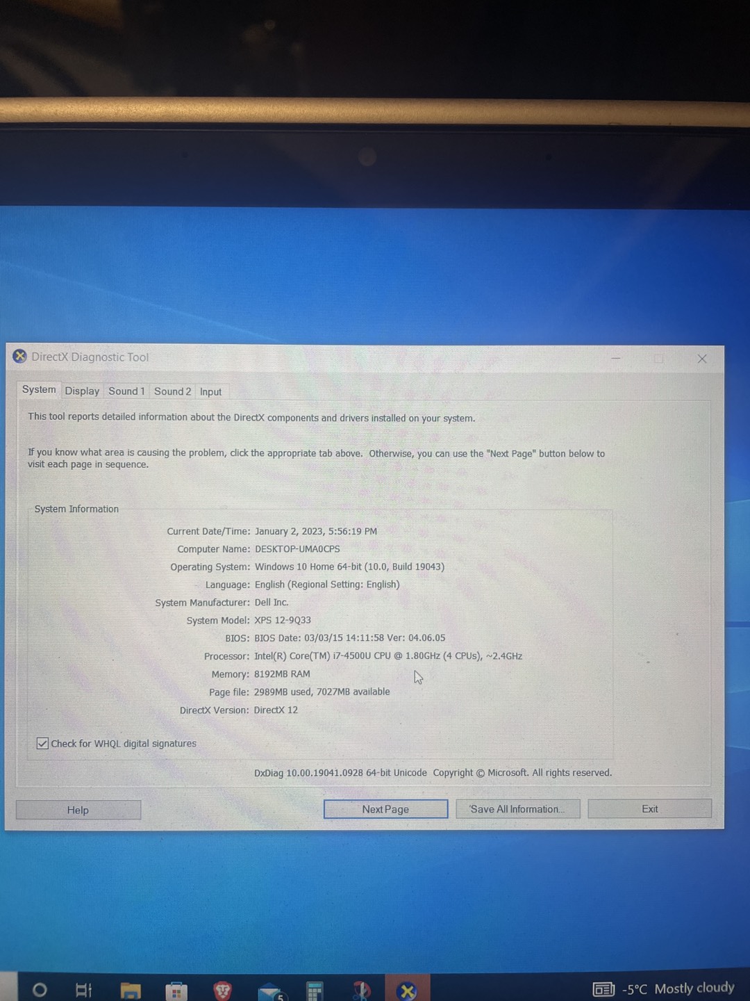 Dell XPS 12” laptop/tablet - photo 5