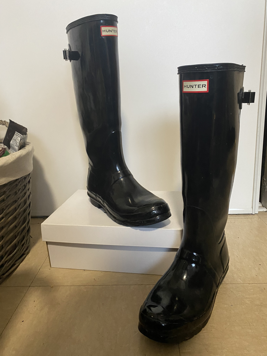 MOVING SALE! Adjustable Hunter Rain boots