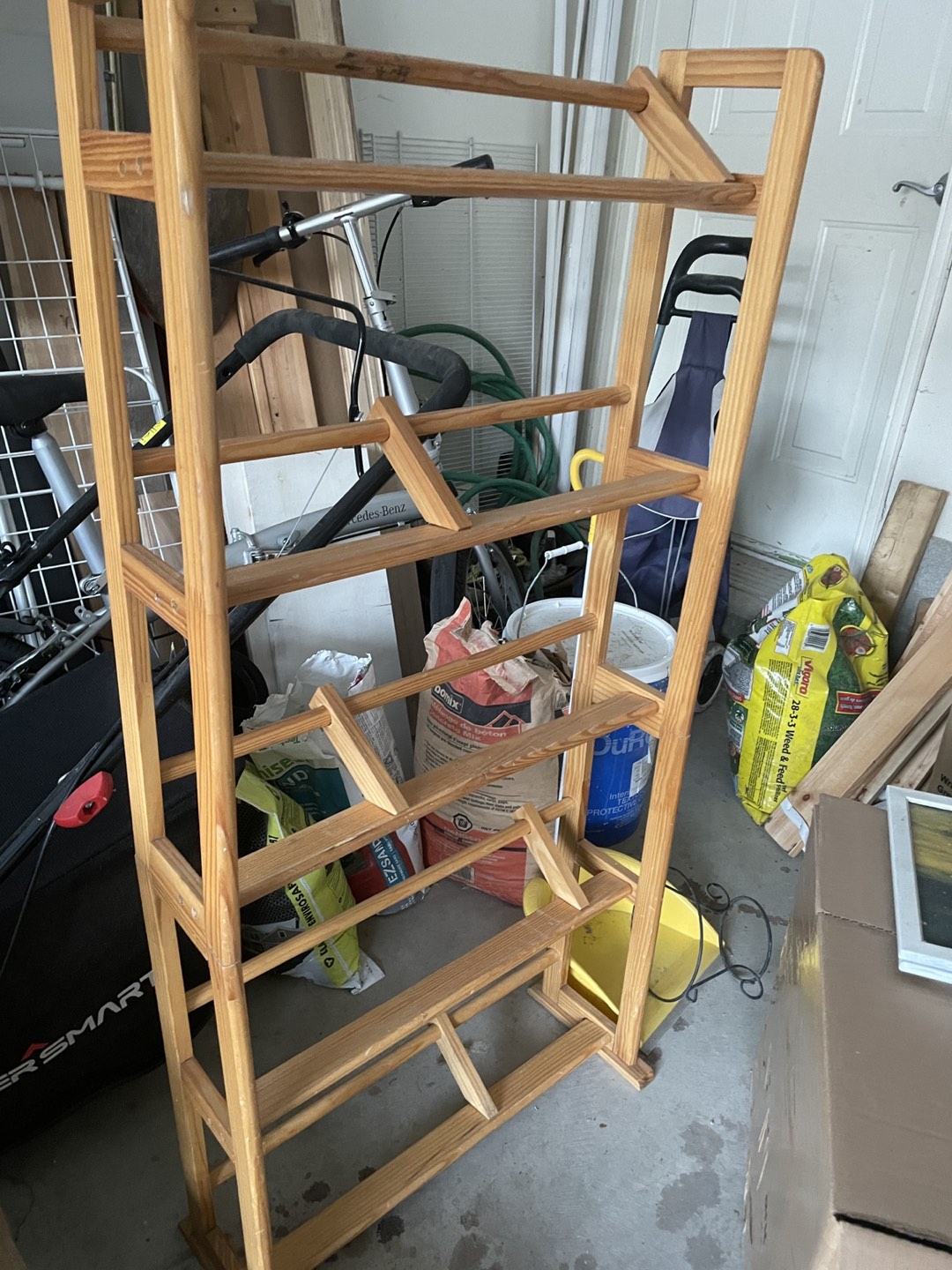 Shoe shelf, wood organizer, cheap only $14 thumbnail