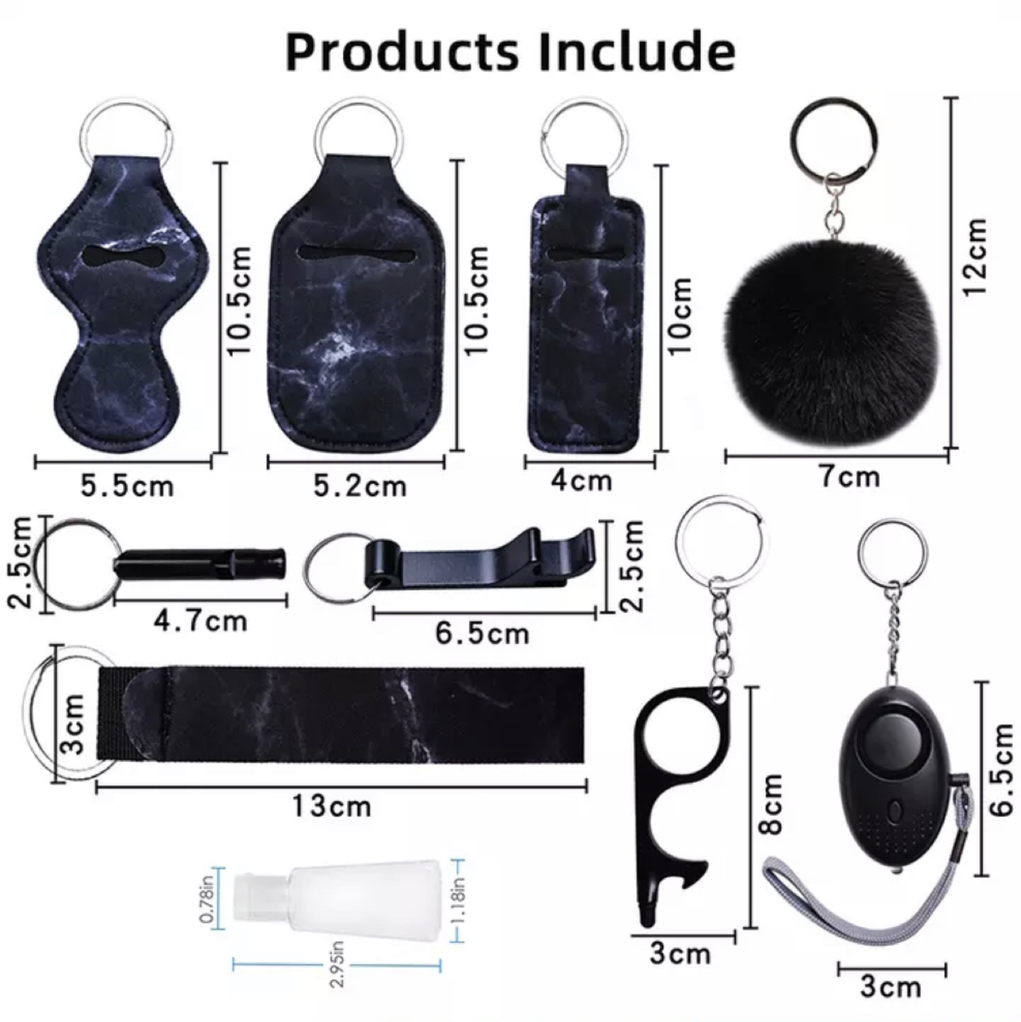 Safety keychain set for women - photo 5
