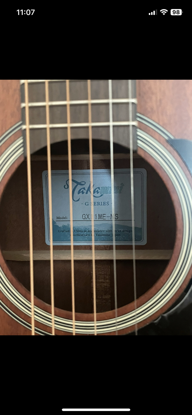 Takamine GX11ME-NS Acoustic-Electric Guitar 🎸 - photo 2