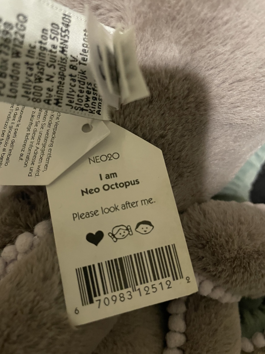 Plush toy octopus - photo 3