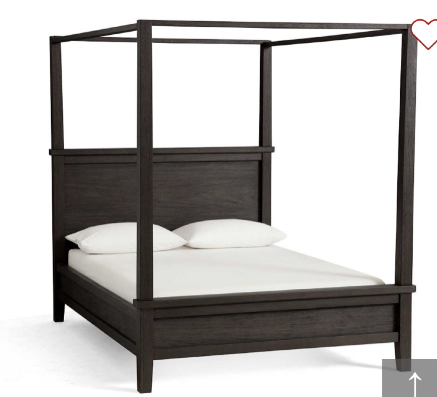 Pottery Barn King Size Farmhouse Canopy Bed - photo 3