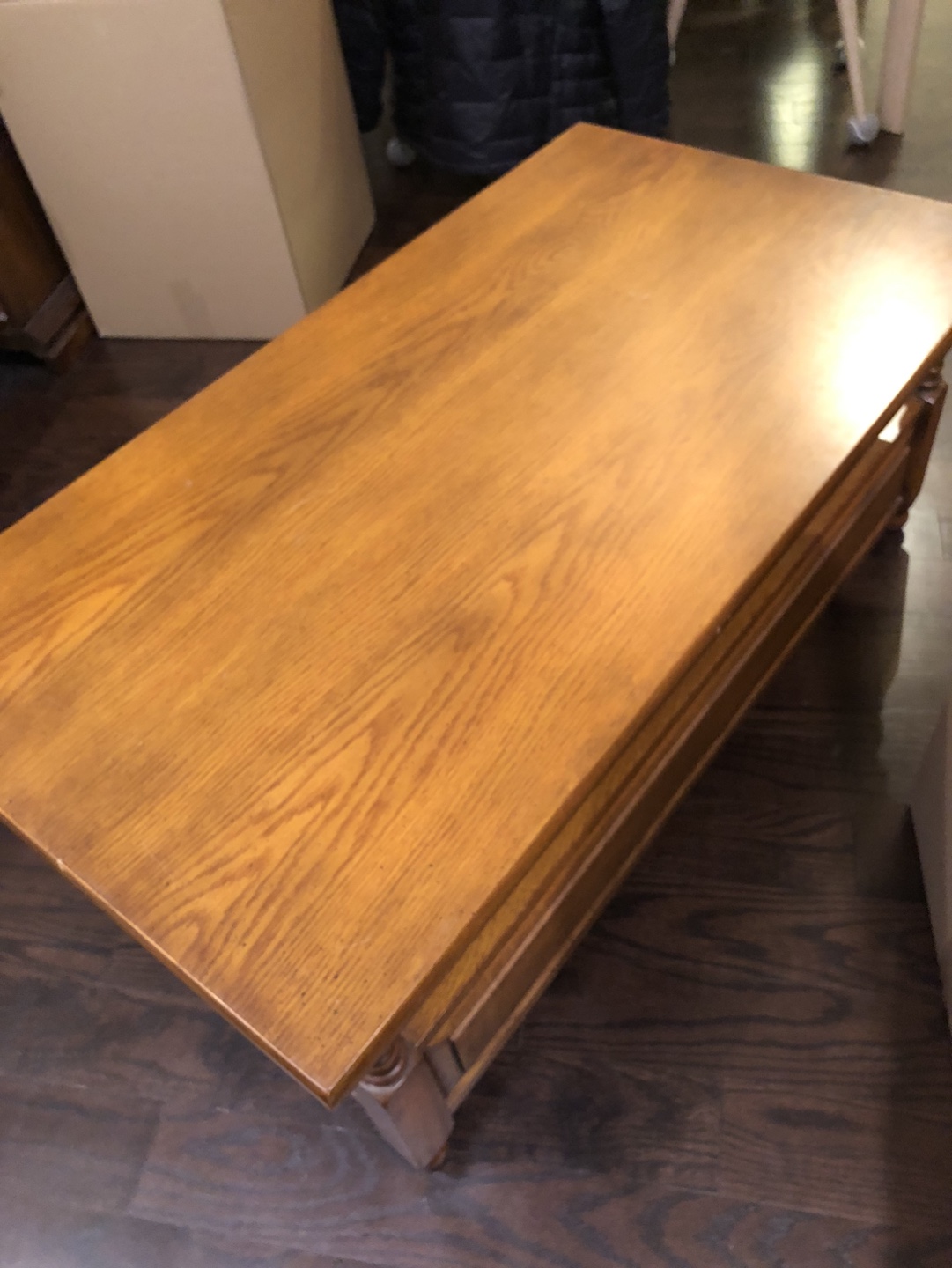 Vintage coffee table with drawers - photo 5