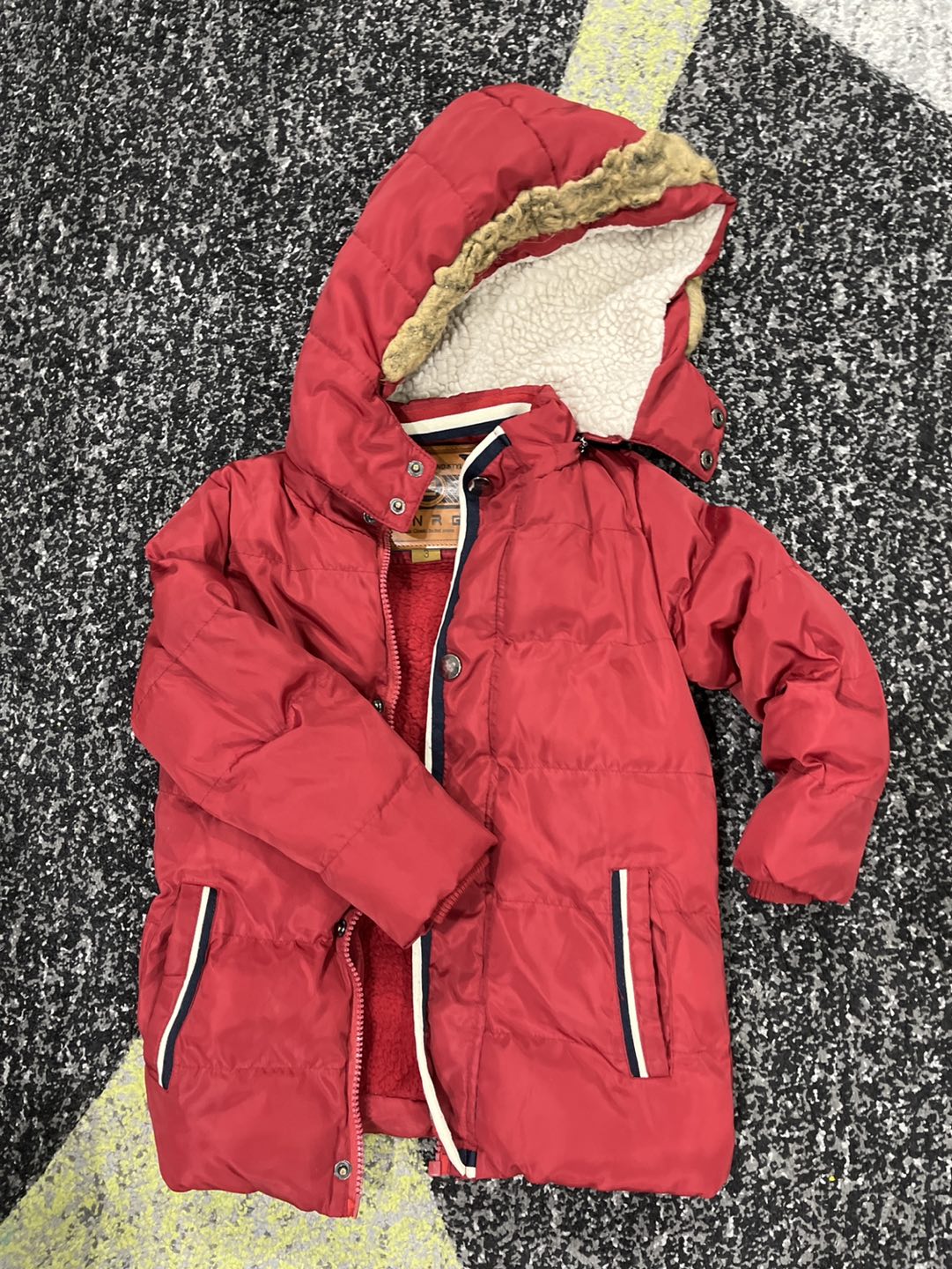 #freecycle Red kids jacket thumbnail