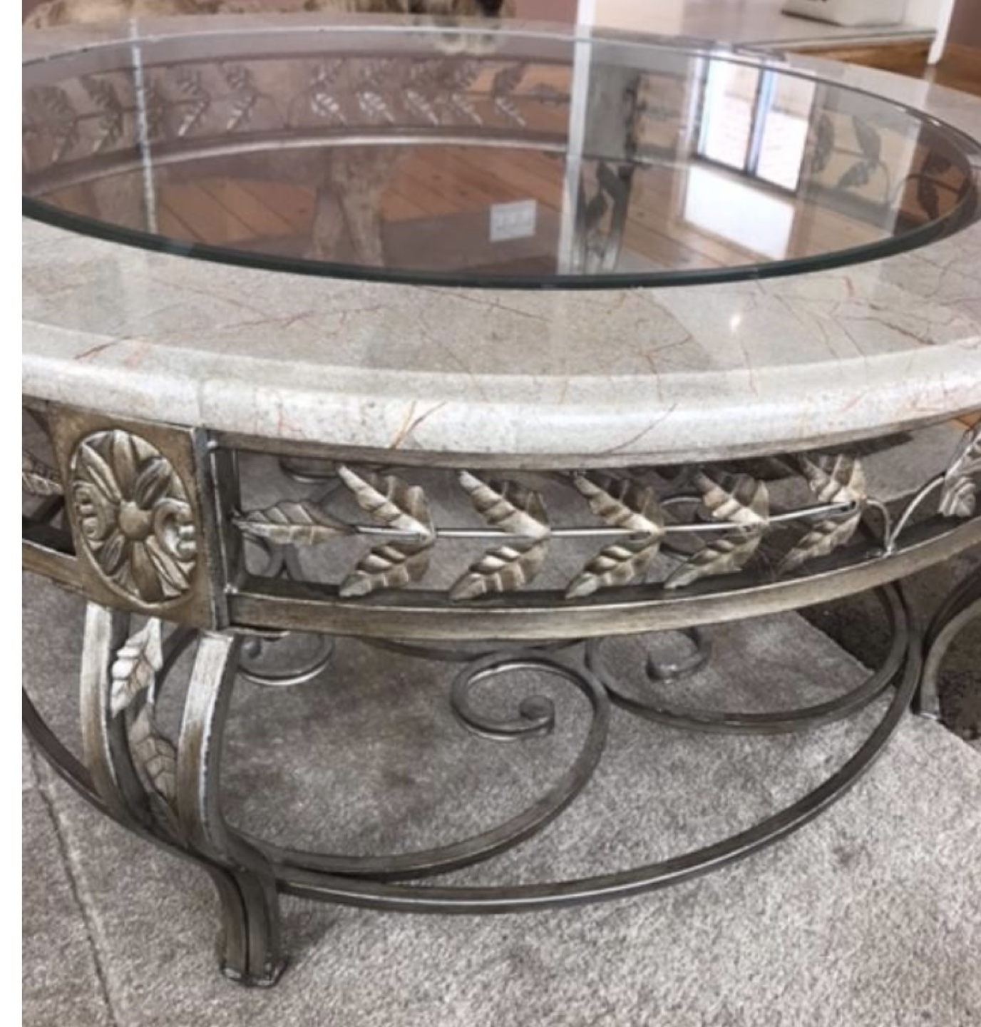 coffee table (round) -free tray with purchase - photo 3