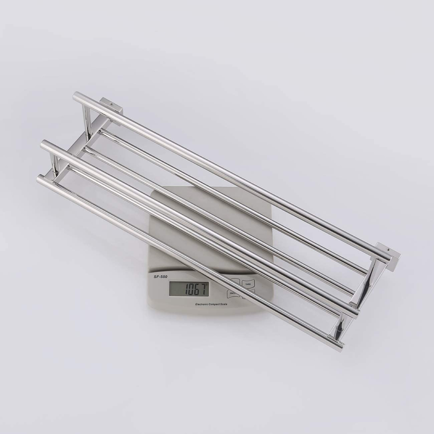 Bathroom Towel Shelf Stainless Steel image indicator(9)