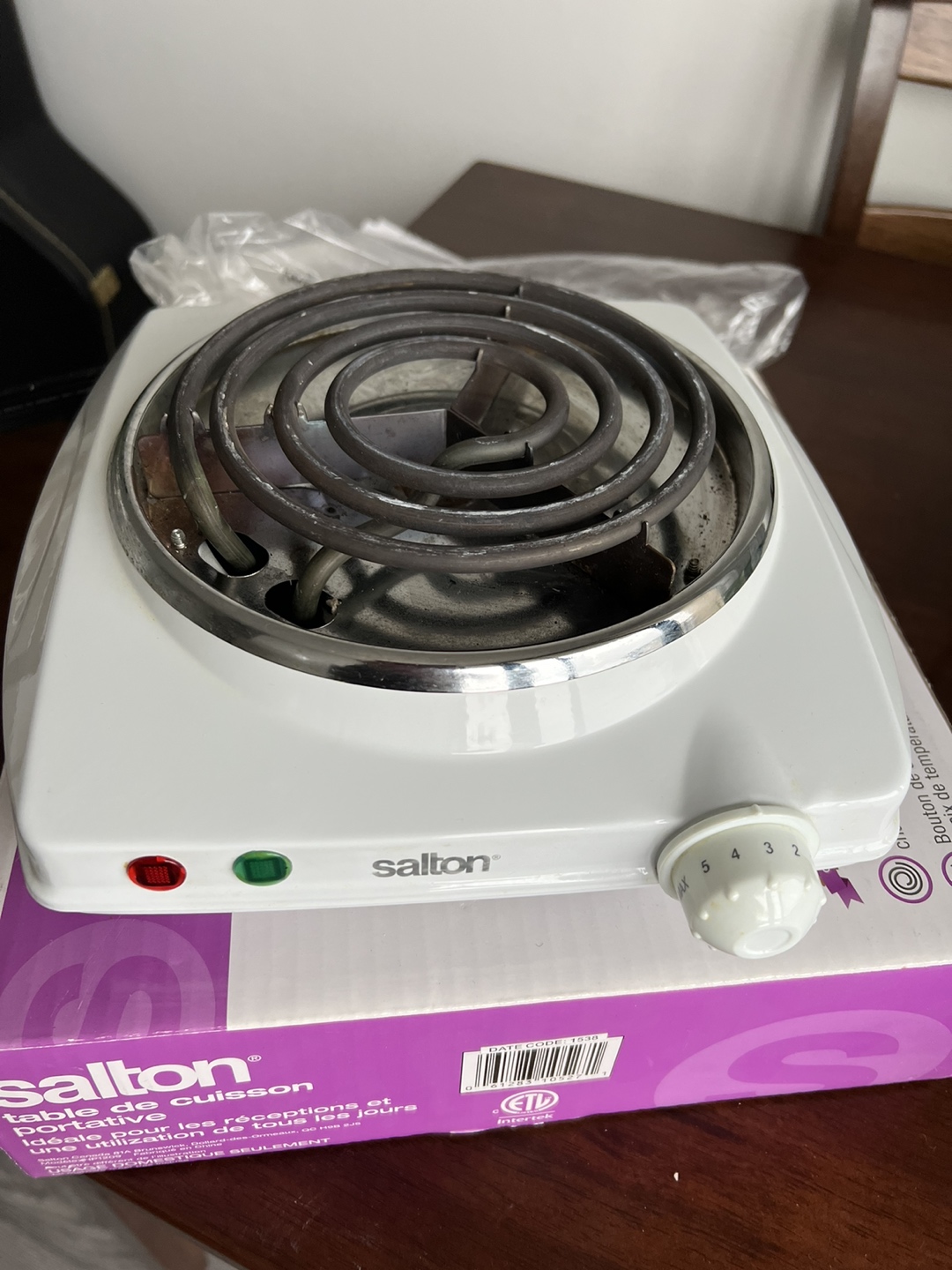 Salton Portable Cooktop Stove thumbnail