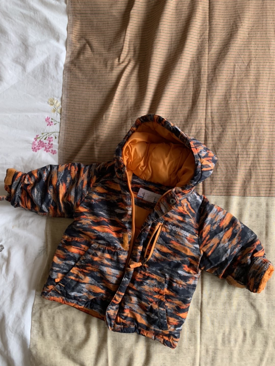 Toddler Columbia camo winter coat thumbnail