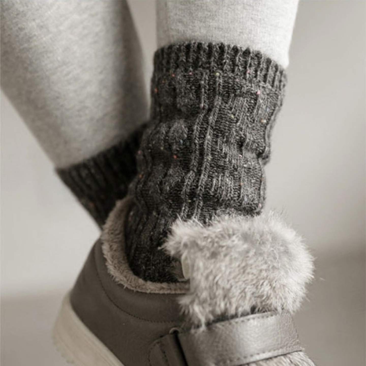 Women Wool Blend Socks with colourful dots NEW image indicator(3)