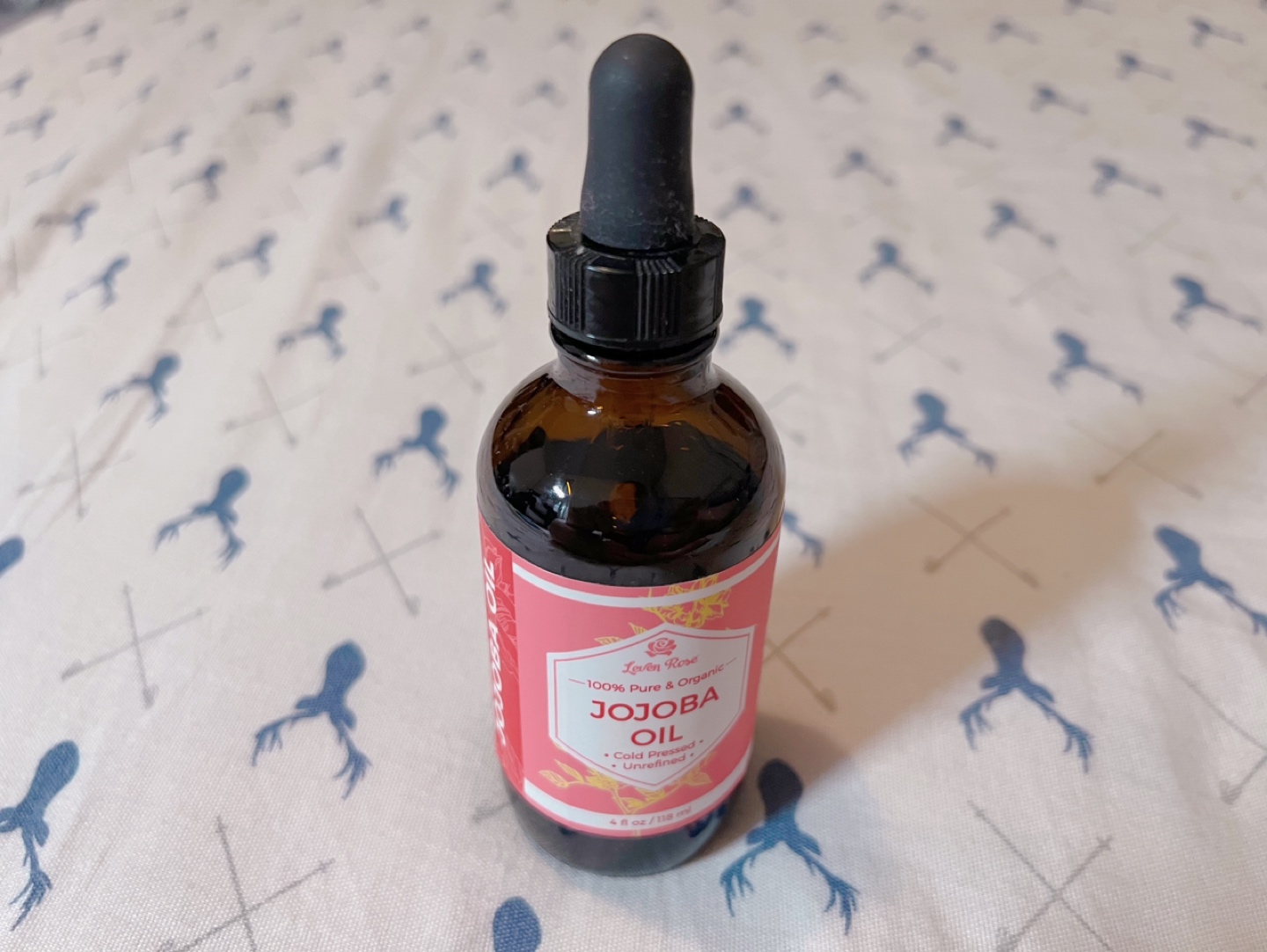 Leven Rose Jojoba Oil 100% Pure & Organic 118ml Used