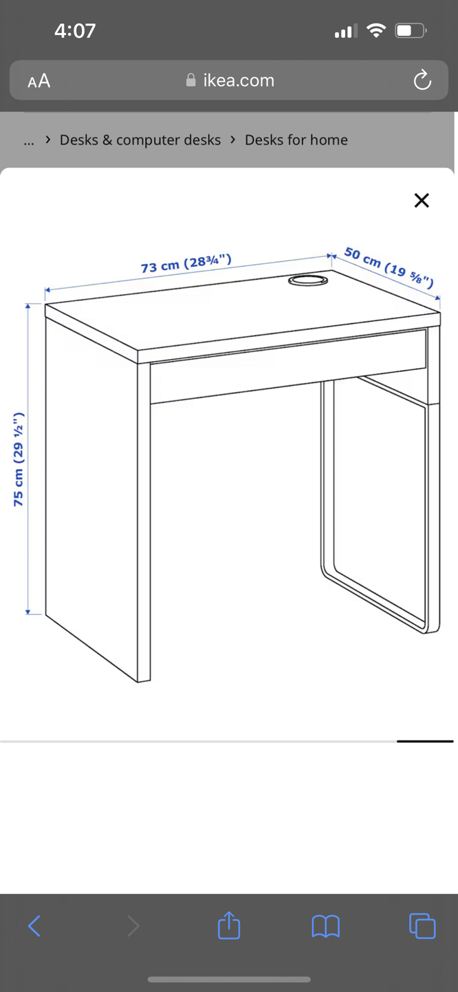 IKEA MICKE DESK - photo 2