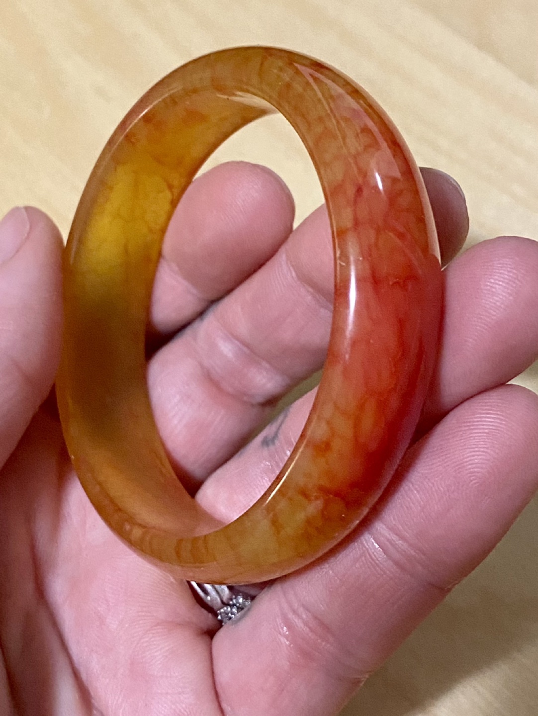 Stunning agate authentic stone bracelet thumbnail