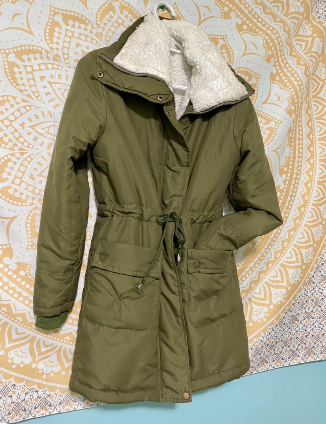 Ladies Winter / Fall Full inside lining tie jacket image indicator(2)