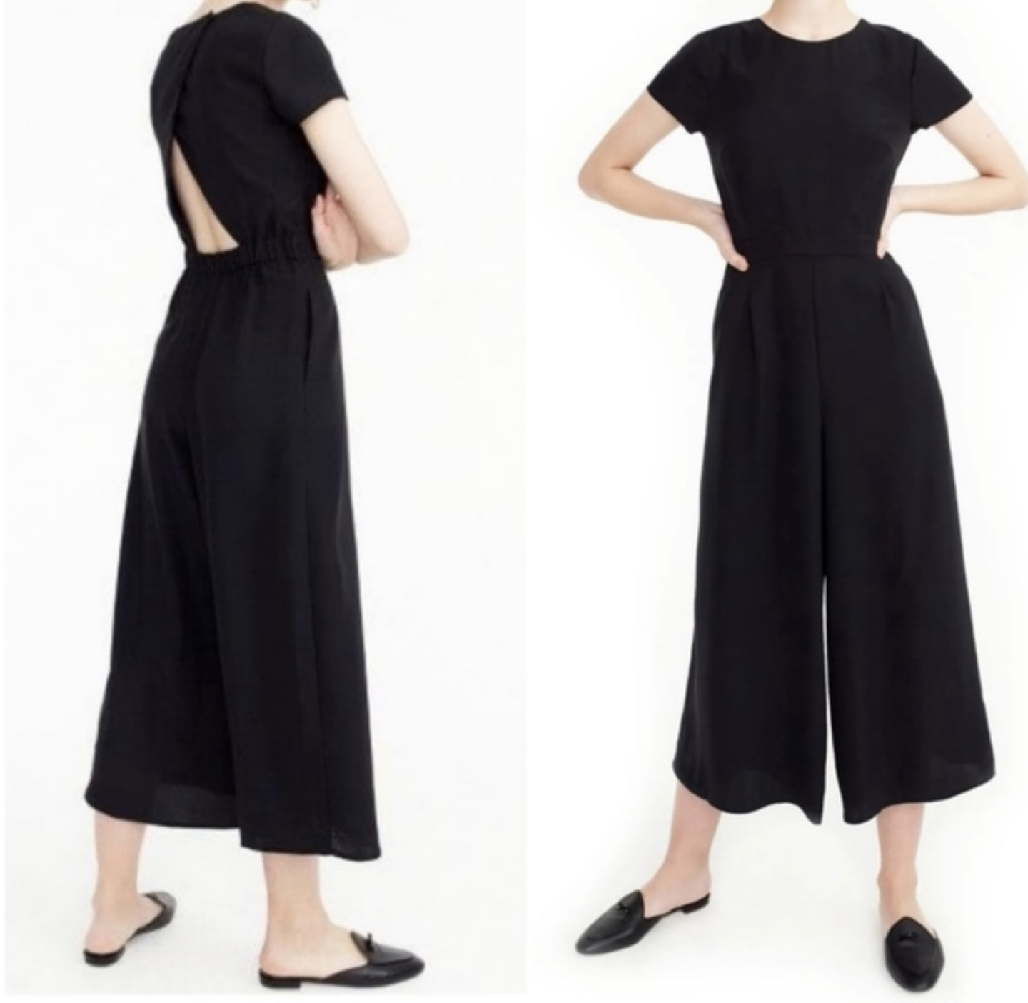 J Crew Drapey Wrap-Back Jumpsuit