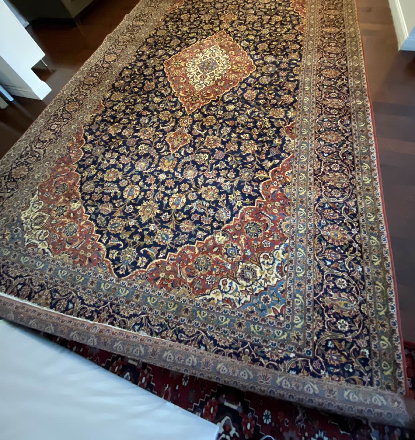 Hand knotted 100% wool Persian rug - photo 4