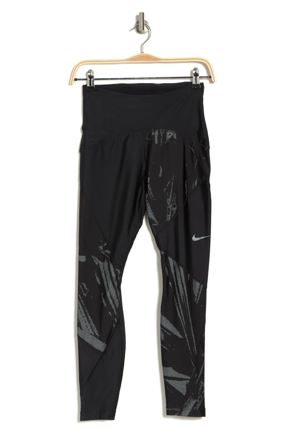 Nike 7/8 abstract print reflective leggings