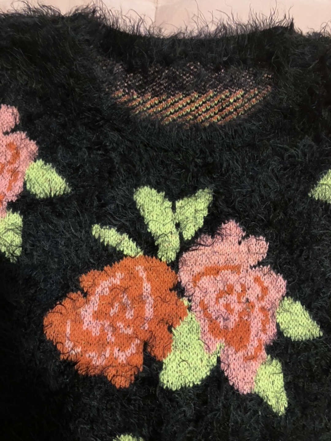 Floral sweater image indicator(2)
